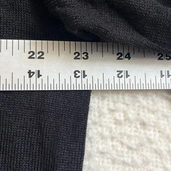 J. Crew Machine-washable merino wool-blend turtleneck Womens 3X Black - Picture 5 of 9